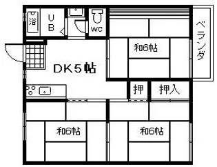 ロジュマンHABU【2階】の間取り