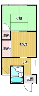 みどり荘(栄町)【1階】の間取り