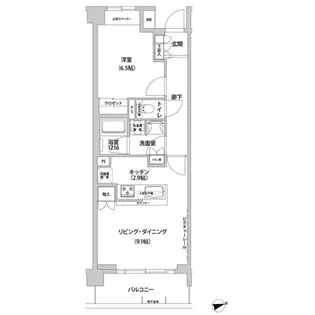 コンフォリア目黒青葉台【3階】の間取り