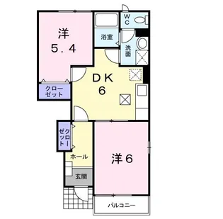 シャルマンD【1階】の間取り