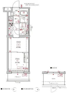 クレイシアIDZ大泉学園【1階】の間取り