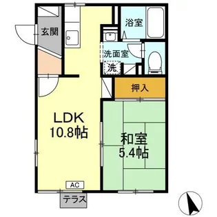 メゾン・エトワール A【1階】の間取り