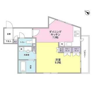 サンアベニュー田園調布【3階】の間取り
