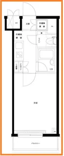 ルーブル白金高輪弐番館【6階】の間取り