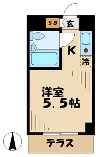 トップ稲城【2階】の間取り