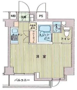 エルニシア蔵前【7階】の間取り
