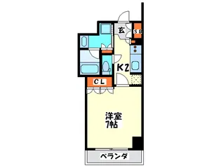 アーバネックス四ツ橋【2階】の間取り