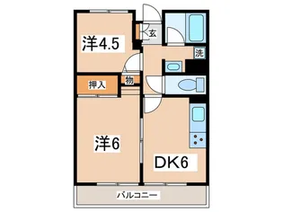 エルム大倉山【1階】の間取り