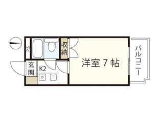 パレグレース仁保【4階】の間取り