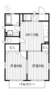 エクレール早宮【2階】の間取り