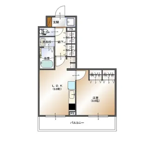 ARKレジデンス園町【5階】の間取り