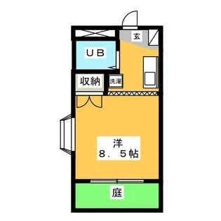 MAPLE・YADA FII【1階】の間取り