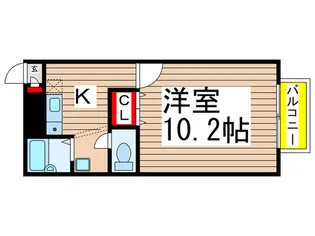 アムールVerdure【2階】の間取り