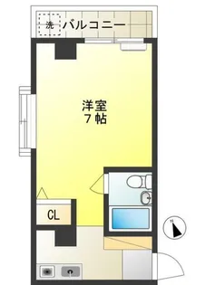 倉林マンション【3階】の間取り