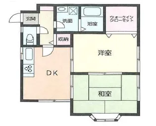 ピアコートYSK【1階】の間取り