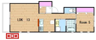 WHITE BIRCH【2階】の間取り