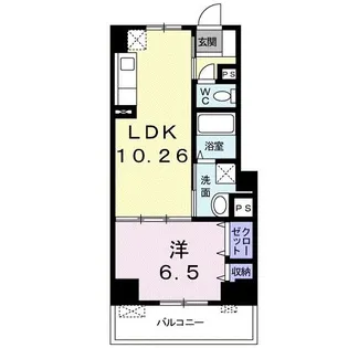 ヌーベル メゾン ヤマヤ【2階】の間取り