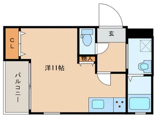 ティーエス代沢【1階】の間取り
