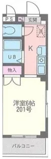 フラワーレジデンス2【2階】の間取り