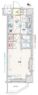 ルーブル蓮根【8階】の間取り