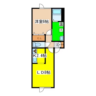 ザントウーア【1階】の間取り