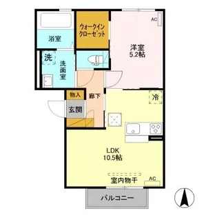 アイビス【1階】の間取り