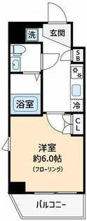 FROMA MONZENNAKACHO RIVER SIDE【9階】の間取り