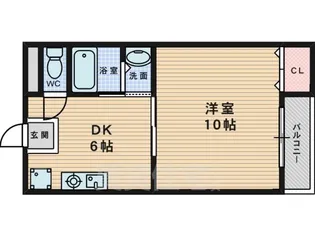 SPマンション【3階】の間取り