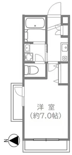 カオパレスNo.22【1階】の間取り