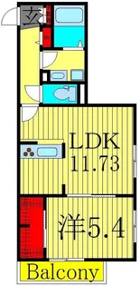 フォレスト綾瀬【3階】の間取り