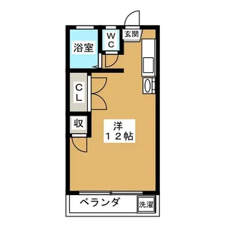 サンテラス【2階】の間取り