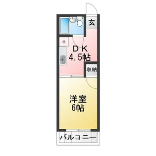 グランドール川秋【2階】の間取り