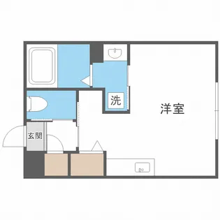 JeekBlau豊平(ジークブラウ)【2階】の間取り