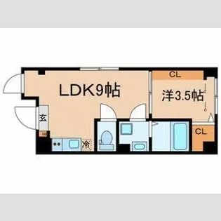ルミオ王子【4階】の間取り
