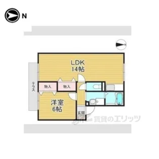 エトワール【1階】の間取り