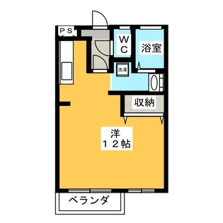 Parumira オメガ II【1階】の間取り