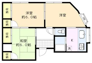 グレース桂【2階】の間取り