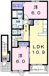 ラ ルーチェ【2階】の間取り
