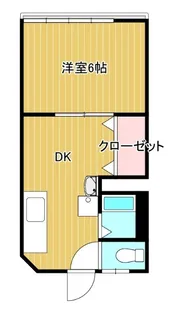 ルーベンヌ赤崎A【1階】の間取り