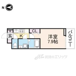 キアーロ下田【3階】の間取り