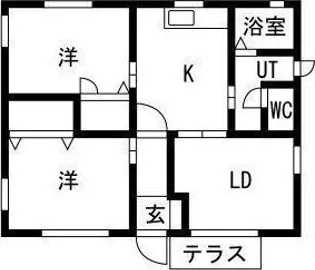 コンフォートタウン【1階】の間取り