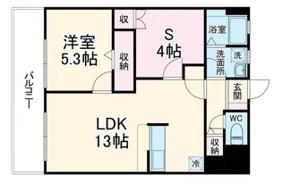 安藤マンション【2階】の間取り