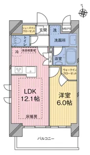 MODIER YOYOGI RESIDENCE【10階】の間取り
