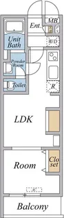リブリ・西国立【2階】の間取り