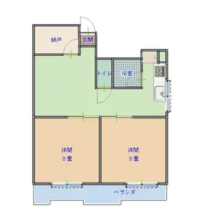 小田ビル【3階】の間取り