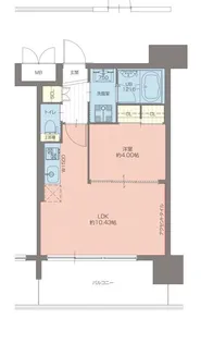 プレジオ都島北通【8階】の間取り