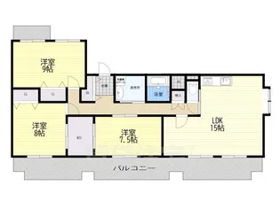 エタージュ野江【7階】の間取り