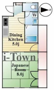 フラワーコーポ【3階】の間取り