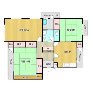 山の田マンション【2階】の間取り