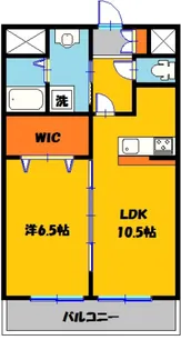 CREA元今泉【2階】の間取り